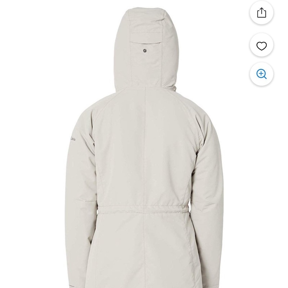Columbia Women's Flint Gray Hooded Jacket Size XL - Picture 3 of 10